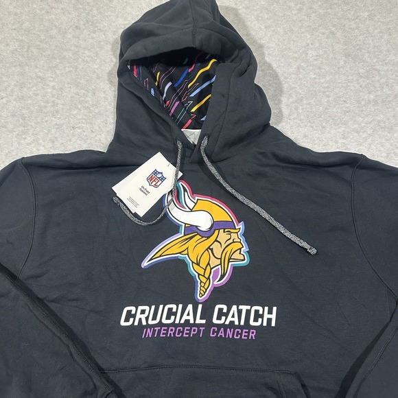Nike Other - Minnesota Vikings Nike NFL Crucial Catch Pullover Hoodie Mens Large NWT